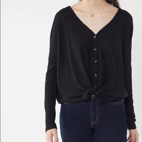 Urban Outfitters Out From Under Button Up Top - Picture 2 of 7